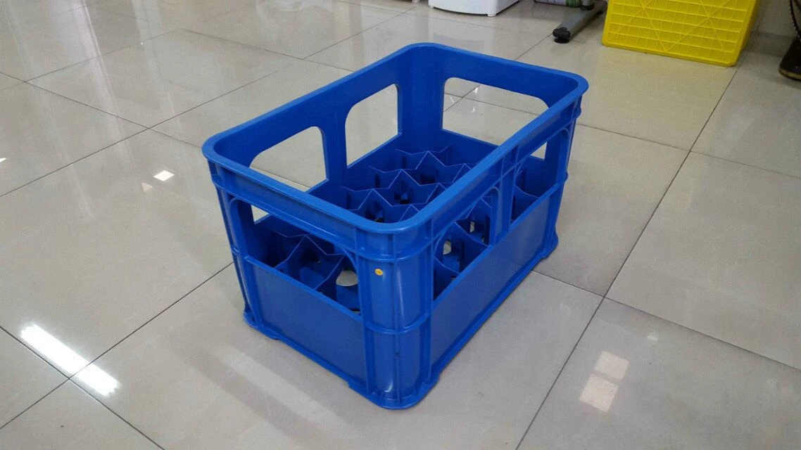 12 プラスチック ビール飲料箱ボトル (YHX-009)