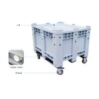 シーフード用固体プラスチックパレットボックス